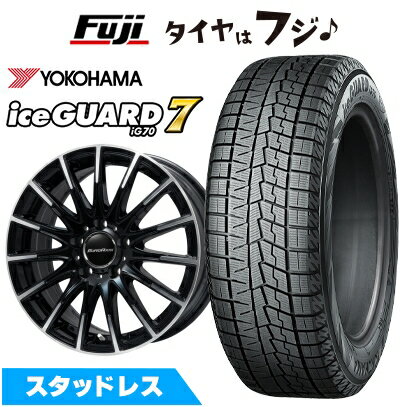 【新品】輸入車用 ベンツCLA（C117） スタッドレスタイヤ ホイール4本セット 225/45R17 ヨコハマ アイスガード7 セブンIG70 ユーロアクシス エアフルト 7J 17インチ(送料無料)