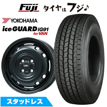 楽天フジ スペシャルセレクション【新品】プロボックス/サクシード（160系） スタッドレスタイヤ ホイール4本セット 155/80R14 88/86N ヨコハマ アイスガード iG91 レアマイスター LMG OFF-STYLE 2 （マットブラック） 5J 14インチ（送料無料）
