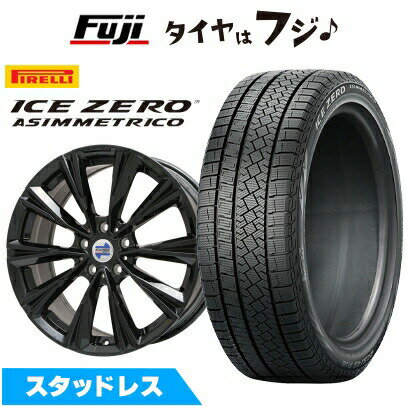 【新品】輸入車用 BMW X1（F48） スタッドレスタイヤ ホイール4本セット 225/45R19 ピレリ ウィンター アイスゼロアシンメトリコ ケレナーズスポーツ X-LINE(グロスブラック) 8J 19インチ(送料無料)