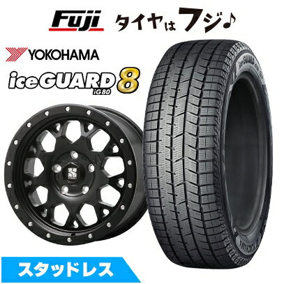 【パンク保証付き】【新品】輸入車用 レネゲード スタッドレスタイヤ ホイール4本セット 215/65R16 ヨコハマ アイスガード8 エイトIG80 MLJ エクストリームJ XJ04 6.5J 16インチ(送料無料)