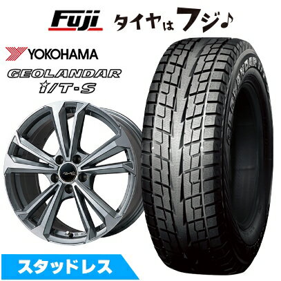 【新品】輸入車用 プジョー リフター スタッドレスタイヤ ホイール4本セット 215/65R16 ヨコハマ ジオランダー I/T-S G073 共豊 ユーロツヴァイ FK-5(ガンメタポリッシュ) 6.5J 16インチ(送料無料)