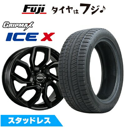 【新品】輸入車用 プジョー リフター スタッドレスタイヤ ホイール4本セット 215/60R17 グリップマックス アイスX BSW ブラックサイドウォール(限定) MAK アポロ 7.5J 17インチ(送料無料)