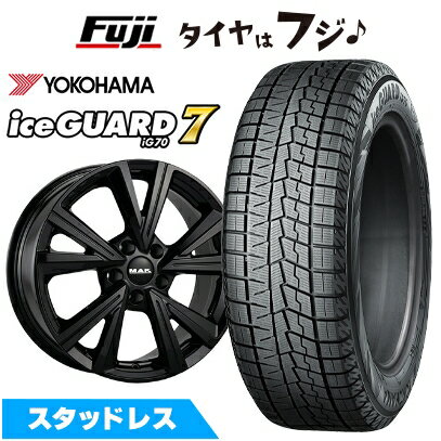 【新品】輸入車用 VW（パサート） スタッドレスタイヤ ホイール4本セット 215/60R16 ヨコハマ アイスガード7 セブンIG70 MAK クバーズ 6.5J 16インチ(送料無料)