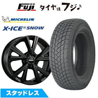 【新品】輸入車用 VW（ゴルフ） スタッドレスタイヤ ホイール4本セット 205/55R16 ミシュラン エックスアイス スノー MAK クバーズ 6.5J 16インチ(送料無料)