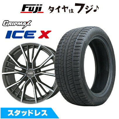 【新品】輸入車用 アウディA3（GY） スタッドレスタイヤ ホイール4本セット 225/45R17 グリップマックス アイスX BSW ブラックサイドウォール(限定) MAK ユニオン 7J 17インチ(送料無料)