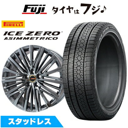 【新品】40系アルファード/ヴェルファイア スタッドレスタイヤ ホイール4本セット 225/55R19 ピレリ ウィンター アイスゼロアシンメトリコ プレミックス MER-V SBC(平座ナット) 7J 19インチ(送料無料)