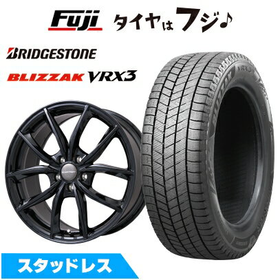 【新品】輸入車用 ボルボ（XC60） スタッドレスタイヤ ホイール4本セット 235/65R17 ブリヂストン ブリザック VRX3 ユーロテック VP-LINE(グロスブラック) 7J 17インチ(送料無料)