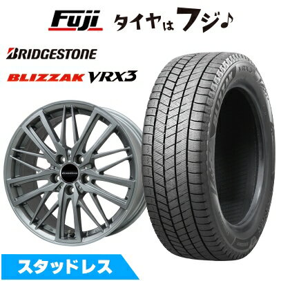 【新品】輸入車用 VW（アルテオン） スタッドレスタイヤ ホイール4本セット 245/45R18 ブリヂストン ブリザック VRX3 ユーロアクシス ガヤW5(マットチタニウム) 8J 18インチ(送料無料)
