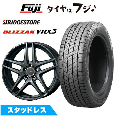 【新品】輸入車用 ベンツBクラス（W247） スタッドレスタイヤ ホイール4本セット 205/60R16 ブリヂストン ブリザック VRX3 モンツァ ウェスター S05 ダークシルバー 6.5J 16インチ(送料無料)