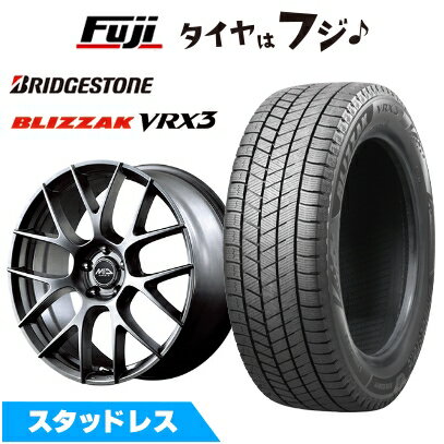 【新品】40系アルファード/ヴェルファイア用 スタッドレスタイヤ ホイール4本セット 225/60R18 ブリヂストン ブリザック VRX3 MID WHEELS レフィナーダ モーション3 トヨタ・レクサス車専用 7J 18インチ(送料無料)