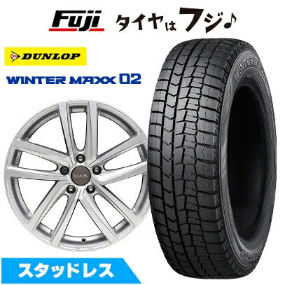 【新品】輸入車用 VW（シャラン） スタッドレスタイヤ ホイール4本セット 225/50R17 ダンロップ ウインターマックス 02 WM02 MAK ドレスデン 7J 17インチ(送料無料)