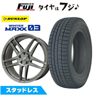 【パンク保証付き】【新品】輸入車用 BMW X4（G02） スタッドレスタイヤ ホイール4本セット 245/50R19 ダンロップ ウインターマックス 03 WM03 ケレナーズスポーツ マインツ 7.5J 19インチ(送料無料)