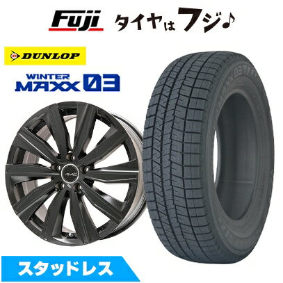 【新品】輸入車用 VW（ザ・ビートル） スタッドレスタイヤ ホイール4本セット 215/65R15 ダンロップ ウインターマックス 03 WM03 共豊 ユーロツヴァイ FK-10(マットブラック) 6J 15インチ(送料無料)