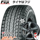 【新品】輸入車用 VW（ティグアン） スタッドレスタイヤ ホイール4本セット 235/55R18 ヨコハマ アイスガード SUV G075 ユーロアクシス クロスエッジ(マットチタニウム) 18インチ(送料無料)