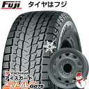 【新品】ジムニーシエラ用 スタッドレスタイヤ ホイール4本セット 195/80R15 ヨコハマ アイスガード SUV G075 レアマイスター LMG OFF-STYLE(グレー) 15インチ(送料無料)