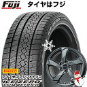 【新品】輸入車用 VW（アルテオン） スタッドレスタイヤ ホイール4本セット 245/45R18 ピレリ ウィンター アイスゼロアシンメトリコ ユーロアクシス クロスエッジ(マットチタニウム) 18インチ(送料無料)