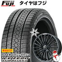 【新品】輸入車用 ベンツGLC（X253） スタッドレスタイヤ ホイール4本セット 235/55R19 ピレリ ウィンター アイスゼロアシンメトリコ ユーロアクシス オーパス(マットブラック/リムポリッシュ) 19インチ(送料無料)