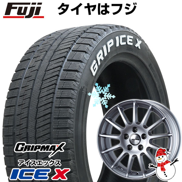 【新品】輸入車用 ベンツCLA（C117） スタッドレスタイヤ ホイール4本セット 205/55R16 グリップマックス アイスX RWL ホワイトレター(限定2022年製) ウェッズ アーヴィン F01 16インチ(送料無料)