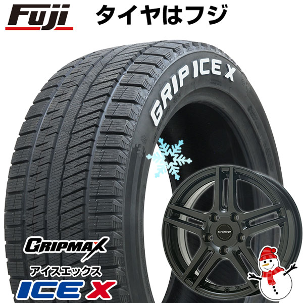 【新品】輸入車用 ベンツAクラス（W176） スタッドレスタイヤ ホイール4本セット 205/55R16 グリップマックス アイスX RWL ホワイトレター(限定2022年製) ユーロデザイン アイガー 16インチ(送料無料)