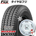 【新品 軽自動車】軽トラ 軽バン スタッドレスタイヤ ホイール4本セット 145/80R12 ブリヂストン ブリザック VL10 80/78N プレミックス プディン(ホワイト) 12インチ(送料無料)