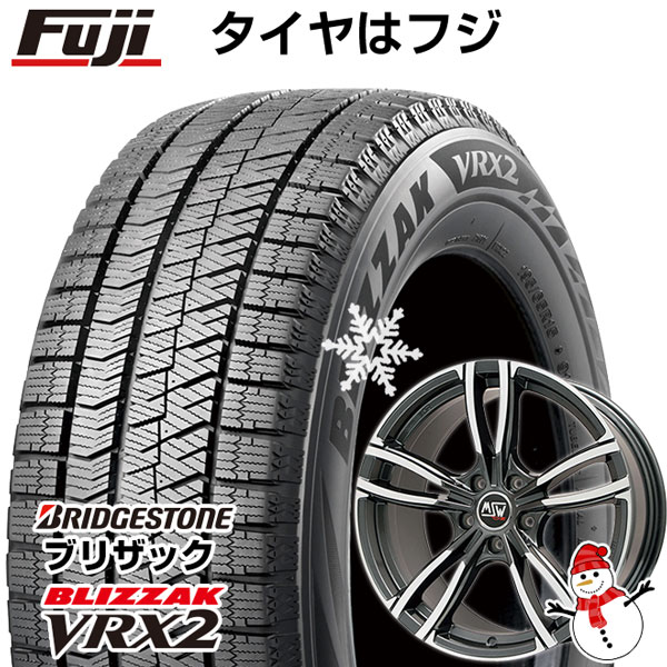 【新品】輸入車用 MINI（F60） スタッドレスタイヤ ホイール4本セット 225/50R18 ブリヂストン ブリザック VRX2 MSW by OZ Racing MSW 73(グロスダークグレーポリッシュ) 18インチ(送料無料)