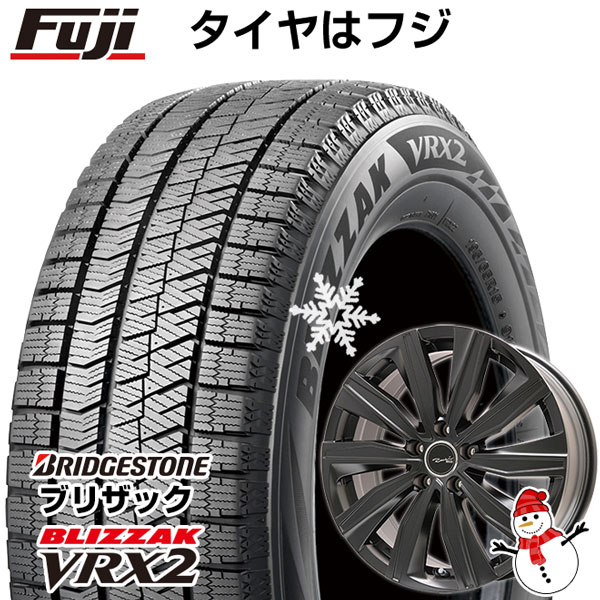 【新品】輸入車用 ベンツCLA（C118） スタッドレスタイヤ ホイール4本セット 205/55R17 ブリヂストン ブリザック VRX2 共豊 ユーロツヴァイ FK-10(マットブラック) 17インチ(送料無料)