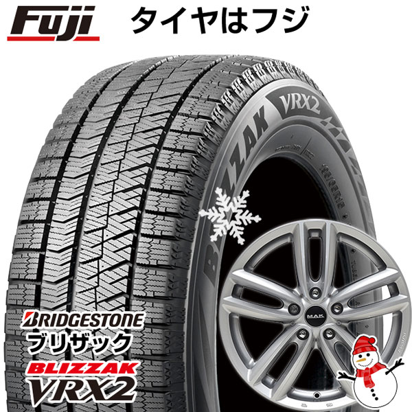 【新品】輸入車用 MINI（F60） スタッドレスタイヤ ホイール4本セット 225/50R18 ブリヂストン ブリザック VRX2 MAK オクスフォード 18インチ(送料無料)