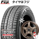 【新品 軽自動車】 スタッドレスタイヤ ホイール4本セット 165/55R14 ブリヂストン ブリザック VRX2 レアマイスター CS-V(ブロンズ) 14インチ(送料無料)