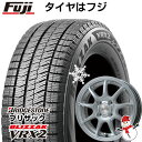  スタッドレスタイヤ ホイール4本セット 195/65R15 ブリヂストン ブリザック VRX2 レアマイスター LMスポーツLM-QR ハイパーシルバー 15インチ(送料無料)