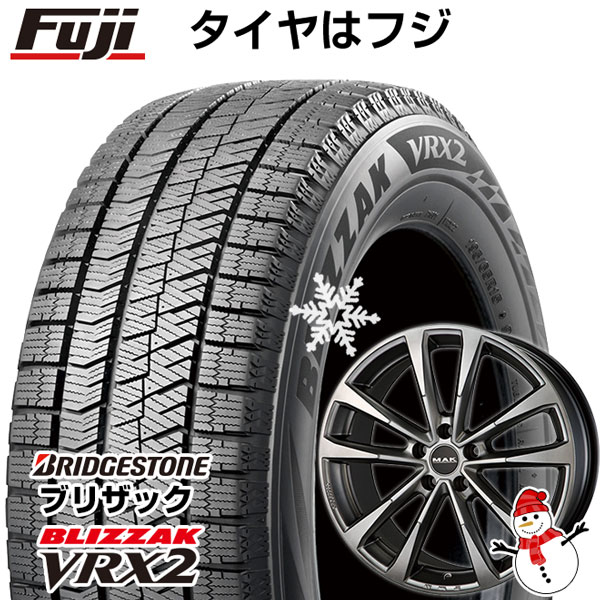 【新品】輸入車用 アウディA7 スポーツバック（F2） スタッドレスタイヤ ホイール4本セット 225/55R18 ブリヂストン ブリザック VRX2 MAK マイン 18インチ(送料無料)