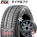  スタッドレスタイヤ ホイール4本セット 145/80R12 ブリヂストン ブリザック VRX2 ブランドルライン ストレンジャーKST-9改(ブラック) 12インチ(送料無料)