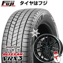 【新品】輸入車用 ベンツCLS（C257） スタッドレスタイヤ ホイール4本セット 245/45R18 ブリヂストン ブリザック VRX3 ビッグウエイ EURO AFG(グロスブラック/リムポリッシュ) 18インチ(送料無料)