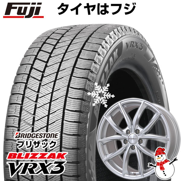 【新品】輸入車用 ボルボ（XC60） スタッドレスタイヤ ホイール4本セット 235/65R17 ブリヂストン ブリザック VRX3 ユーロテック VP-LINE(シルバーポリッシュ) 17インチ(送料無料)