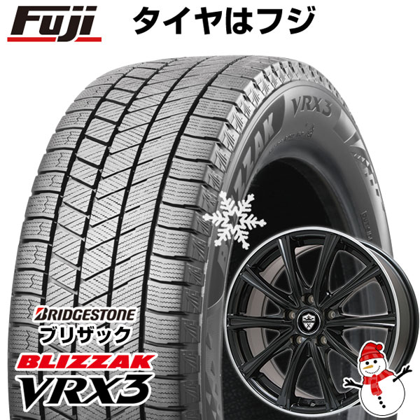 【新品国産5穴114.3車】 スタッドレスタイヤ ホイール4本セット 225/60R18 ブリヂストン ブリザック VRX3 ブランドル ER16B 18インチ(送料無料)