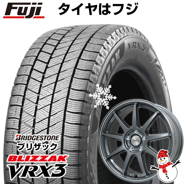 【新品国産5穴100車】 スタッドレスタイヤ ホイール4本セット 225/40R18 ブリヂストン ブリザック VRX3 レアマイスター LMスポーツLM-QR ガンメタ/ラインポリッシュ 18インチ(送料無料)