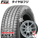 【新品国産4穴100車】 スタッドレスタイヤ ホイール4本セット 185/55R15 ブリヂストン ブリザック VRX3 レアマイスター LMスポーツ LM-QR ハイパーシルバー 6J 15インチ(送料無料)