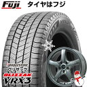 【新品国産5穴100車】 スタッドレスタイヤ ホイール4本セット 205/50R17 ブリヂストン ブリザック VRX3 レアマイスター CS-V(ガンメタ) 17インチ(送料無料)