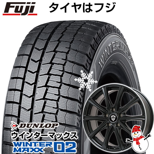 【新品】シエンタ 2015-22 スタッドレスタイヤ ホイール4本セット 185/60R15 ダンロップ ウインターマックス 02 WM02 ブランドル ER16B 15インチ(送料無料)