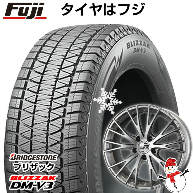 【新品】輸入車用 マカン スタッドレスタイヤ ホイール4本セット 235/60R18 ブリヂストン ブリザック DM-V3 MAK レネン 18インチ(送料無料)