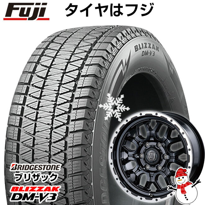 【新品】プラド/ハイラックス スタッドレスタイヤ ホイール4本セット 265/65R17 ブリヂストン ブリザック DM-V3 DMV3 インターミラノ MUD BAHN XR-800M 17インチ(送料無料)