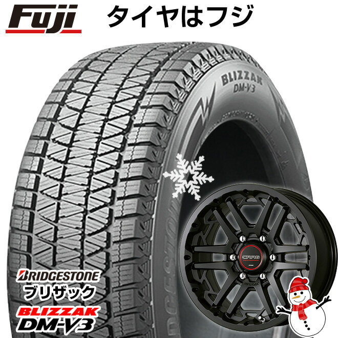 【新品】プラド/ハイラックス スタッドレスタイヤ ホイール4本セット 265/65R17 ブリヂストン ブリザック DM-V3 ワーク クラッグ ティーグラビックIII 17インチ(送料無料)