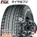 【新品】ジムニーシエラ用 スタッドレスタイヤ ホイール4本セット 195/80R15 ヨコハマ アイスガード SUV G075 ビッグウエイ B-LUGNAS FRD(ブラックポリッシュ/ブラッククリア) 15インチ(送料無料)