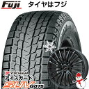 【新品】40系アルファード/ヴェルファイア用 スタッドレスタイヤ ホイール4本セット 225/60R18 ヨコハマ アイスガード SUV G075 レアマイスター LF-FORCE マットブラック(平座ナット) 18インチ(送料無料)