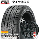 【新品国産5穴100車】 スタッドレスタイヤ ホイール4本セット 205/55R16 ピレリ ウィンター アイスゼロアシンメトリコ エルベ エステローザ EST-8S グロスブラック 6.5J 16インチ(送料無料)