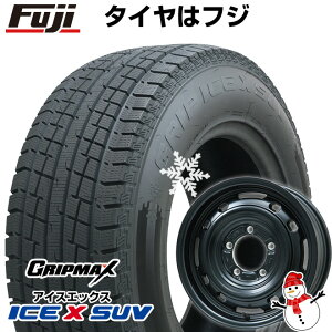 【新品】ジムニーシエラ スタッドレスタイヤ ホイール4本セット 215/70R16 グリップマックス アイスX SUV BSW ブラックサイドウォール(限定2022年製) レアマイスター LMG OFF-STYLE 2 (マットブラック) 16インチ(送料無料)