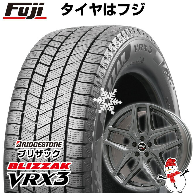 【新品】輸入車用 ベンツCLA（C117） スタッドレスタイヤ ホイール4本セット 235/40R18 ブリヂストン ブリザック VRX3 MSW by OZ Racing MSW 40(グロスガンメタル) 18インチ(送料無料)