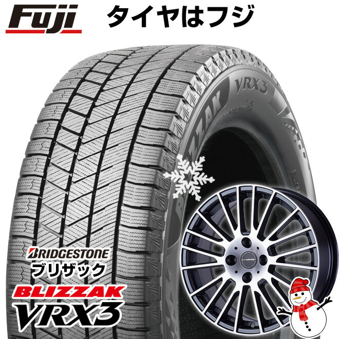 【新品】輸入車用 ベンツCLA（C117） スタッドレスタイヤ ホイール4本セット 205/55R16 ブリヂストン ブリザック VRX3 ユーロデザイン カルヴァー 16インチ(送料無料)