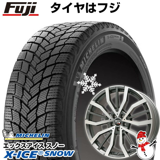 【新品】輸入車用 ギブリ スタッドレスタイヤ ホイール4本セット 245/45R19 ミシュラン エックスアイス スノー MSW by OZ Racing MSW 49(グロスガンメタルポリッシュ) 19インチ(送料無料)