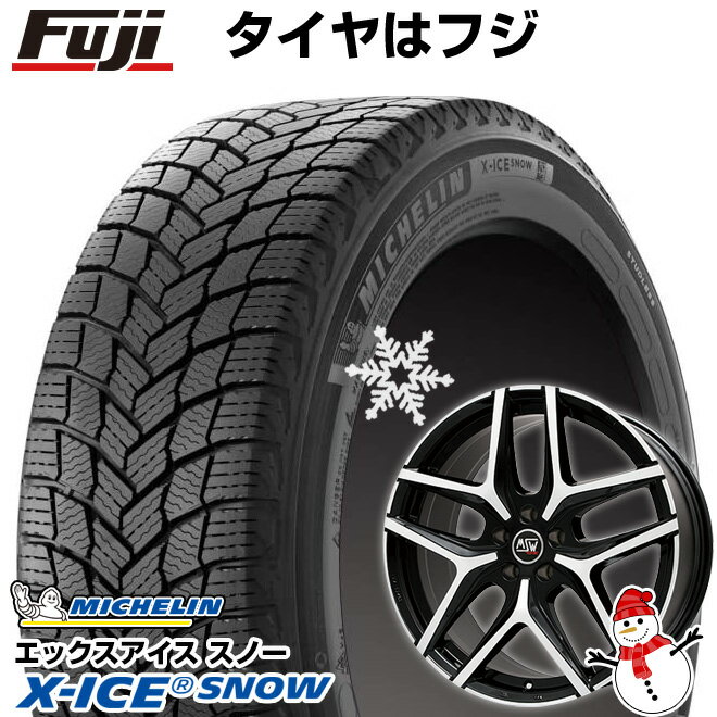 【新品】輸入車用 レヴァンテ スタッドレスタイヤ ホイール4本セット 265/45R20 ミシュラン エックスアイス スノー SUV MSW by OZ Racing MSW 40(グロスブラックフルポリッシュ) 20インチ(送料無料)