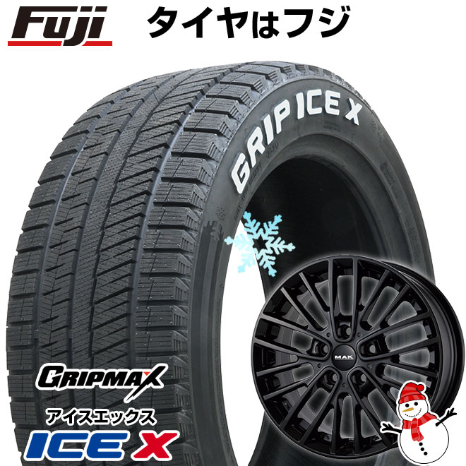 【新品】輸入車用 MINI（F60） スタッドレスタイヤ ホイール4本セット 205/65R16 グリップマックス アイスX RWL ホワイトレター(限定) MAK チェルシー 16インチ(送料無料)
